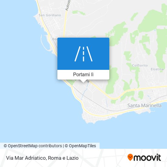 Mappa Via Mar Adriatico