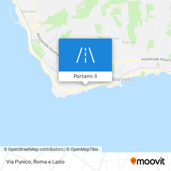 Mappa Via Punico