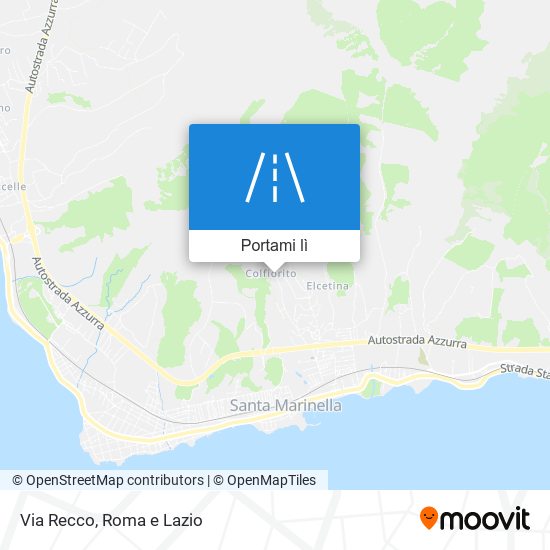 Mappa Via Recco