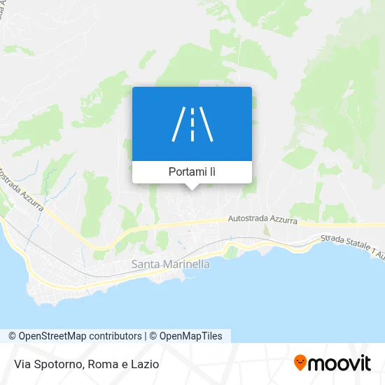 Mappa Via Spotorno