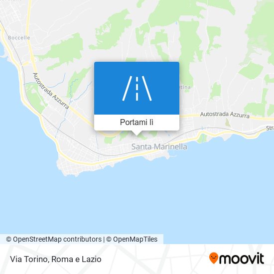 Mappa Via Torino