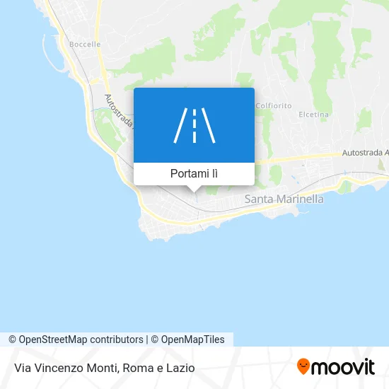 Mappa Via Vincenzo Monti