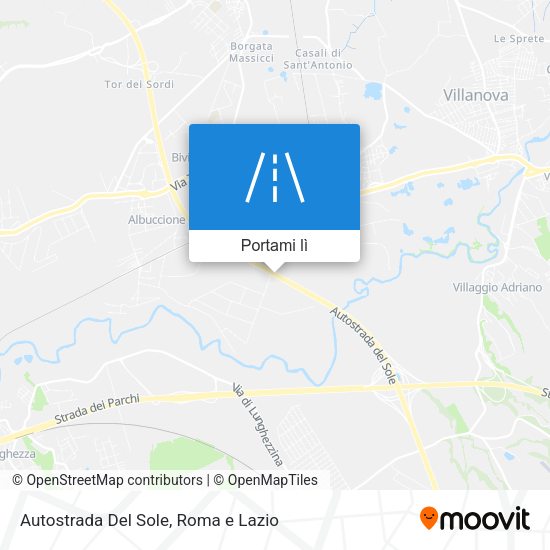 Mappa Autostrada Del Sole