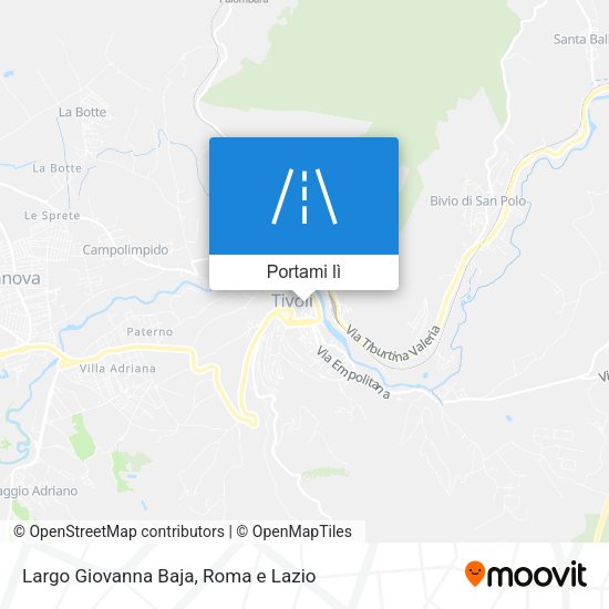 Mappa Largo Giovanna Baja