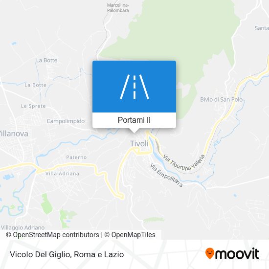 Mappa Vicolo Del Giglio