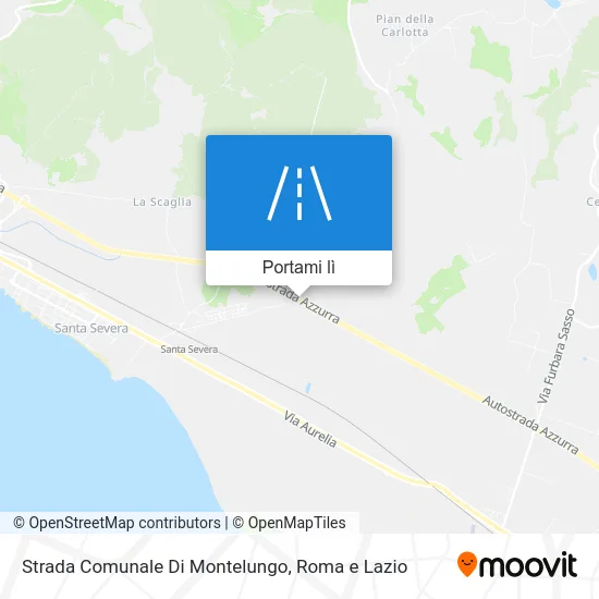Mappa Strada Comunale Di Montelungo