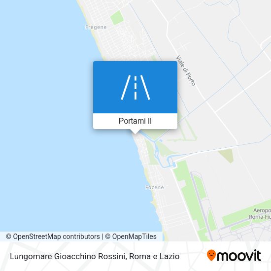 Mappa Lungomare Gioacchino Rossini