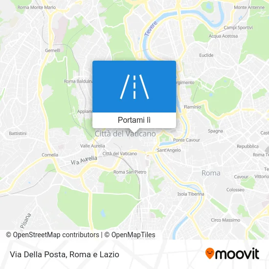 Mappa Via Della Posta