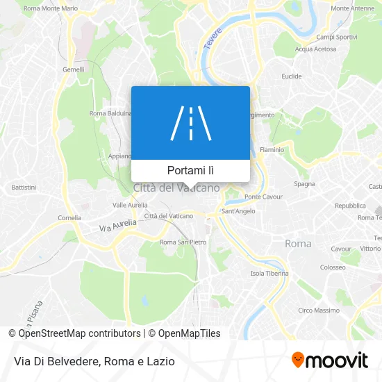 Mappa Via Di Belvedere