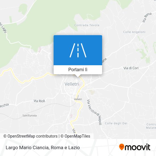 Mappa Largo Mario Ciancia