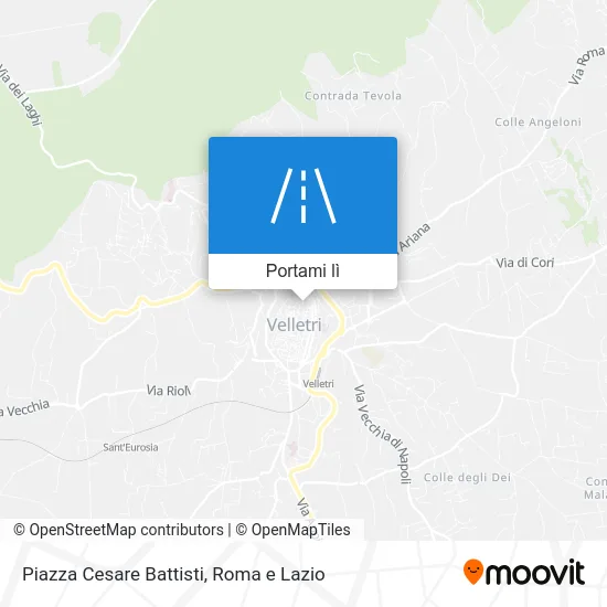 Mappa Piazza Cesare Battisti