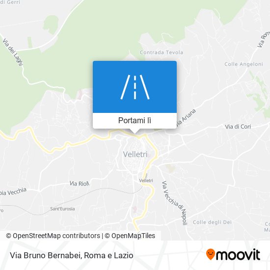 Mappa Via Bruno Bernabei