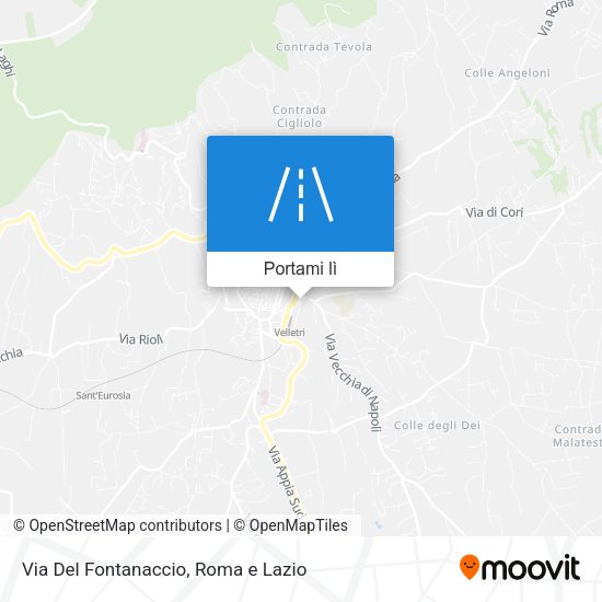 Mappa Via Del Fontanaccio