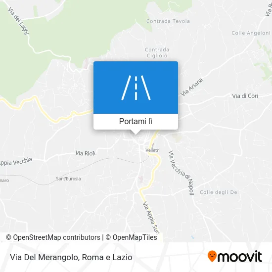 Mappa Via Del Merangolo