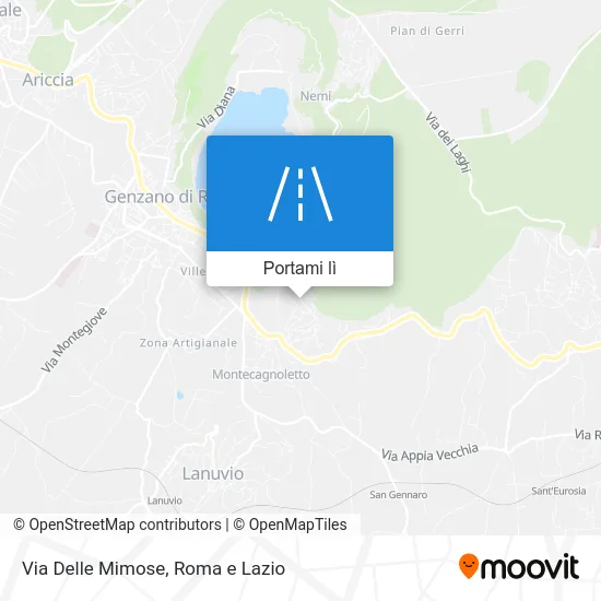 Mappa Via Delle Mimose