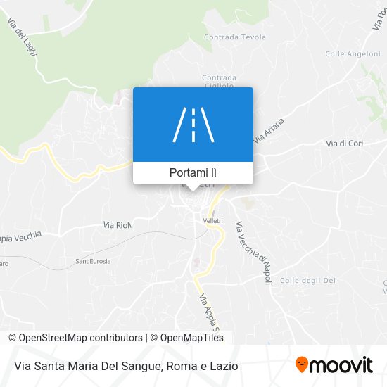 Mappa Via Santa Maria Del Sangue