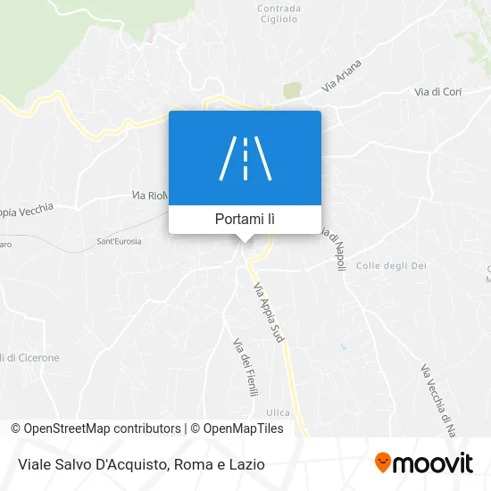 Mappa Viale Salvo D'Acquisto