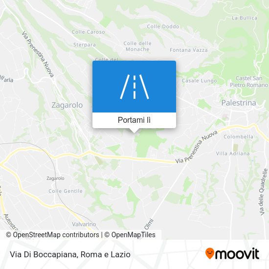 Mappa Via Di Boccapiana