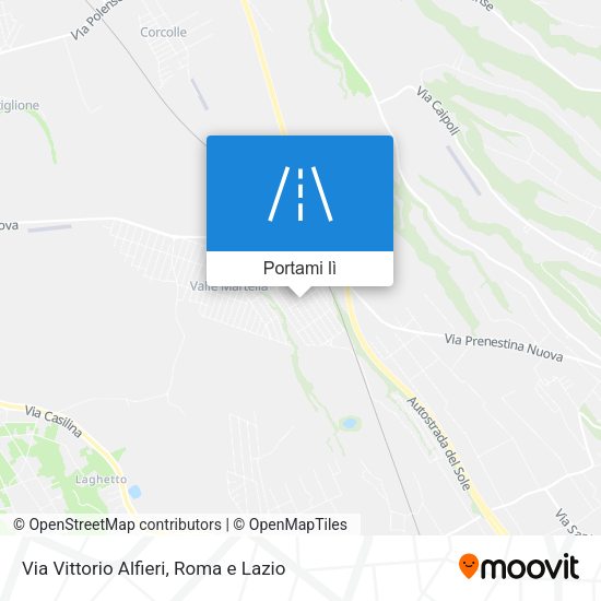 Mappa Via Vittorio Alfieri