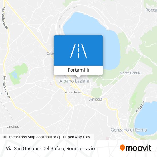 Mappa Via San Gaspare Del Bufalo