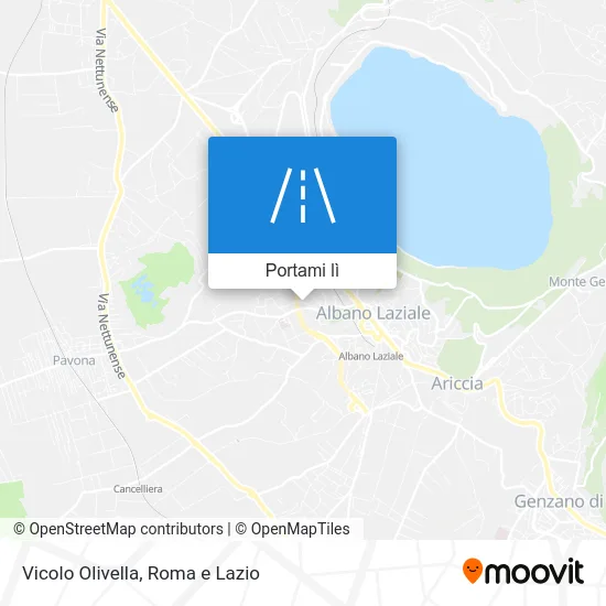 Mappa Vicolo Olivella