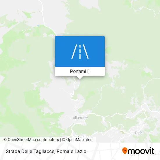 Mappa Strada Delle Tagliacce