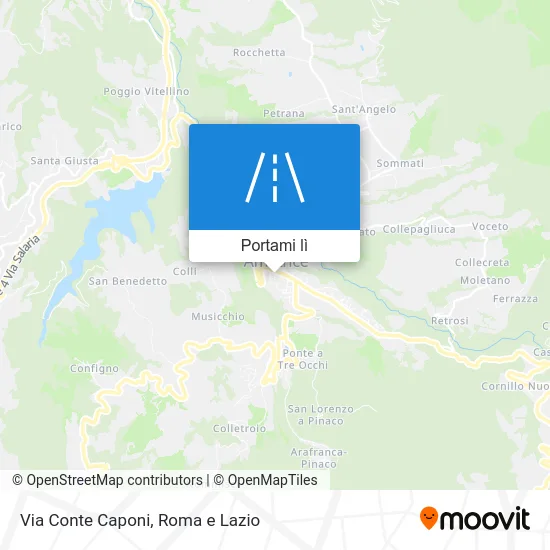 Mappa Via Conte Caponi
