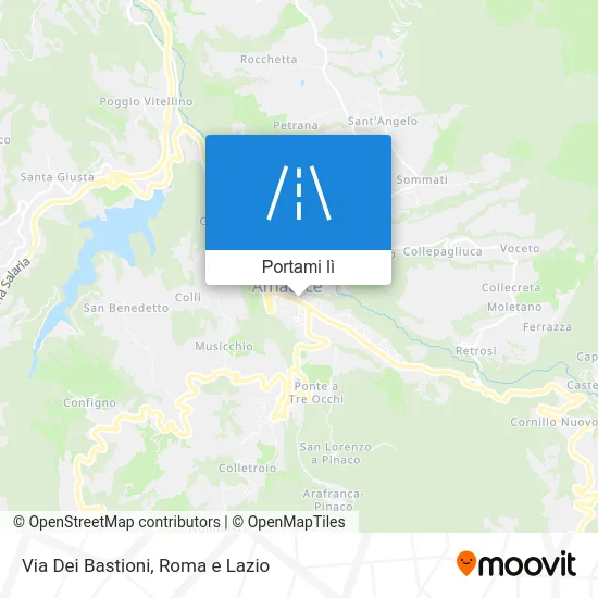 Mappa Via Dei Bastioni