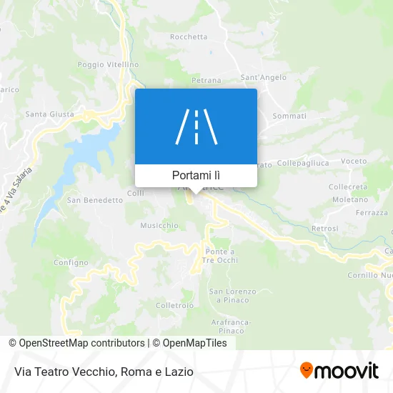 Mappa Via Teatro Vecchio