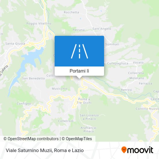 Mappa Viale Saturnino Muzii