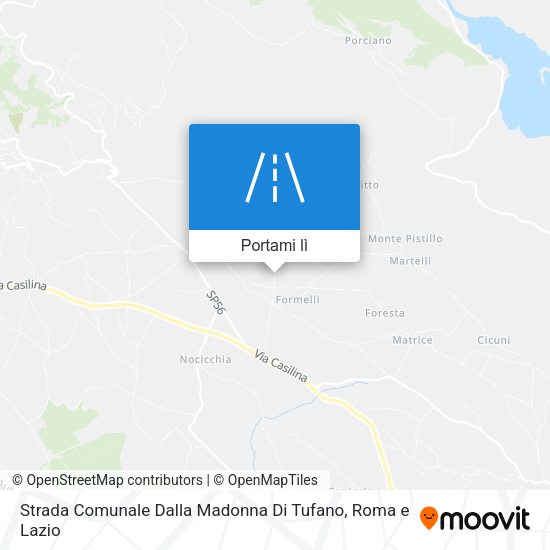 Mappa Strada Comunale Dalla Madonna Di Tufano
