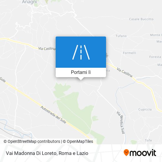 Mappa Vai Madonna Di Loreto