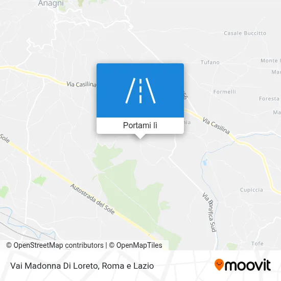 Mappa Vai Madonna Di Loreto