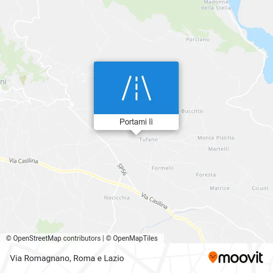 Mappa Via Romagnano