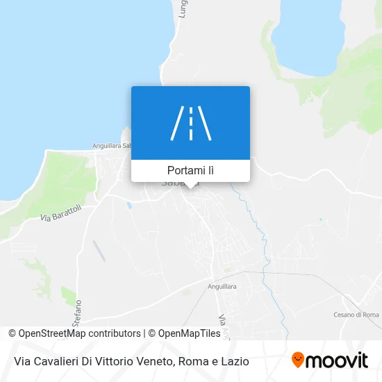 Mappa Via Cavalieri Di Vittorio Veneto