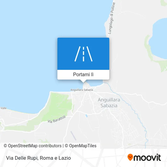 Mappa Via Delle Rupi