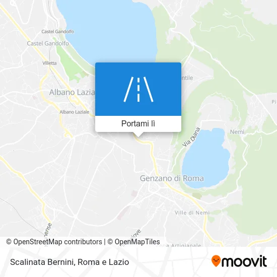 Mappa Scalinata Bernini