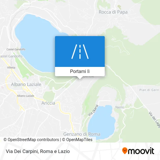 Mappa Via Dei Carpini