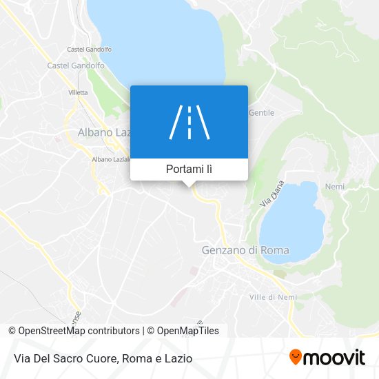 Mappa Via Del Sacro Cuore