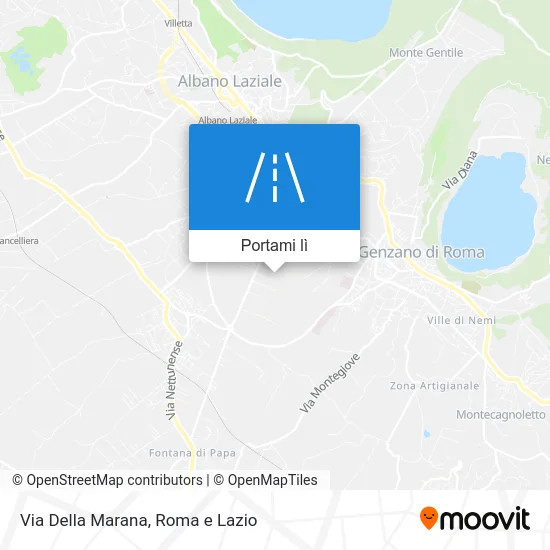Mappa Via Della Marana