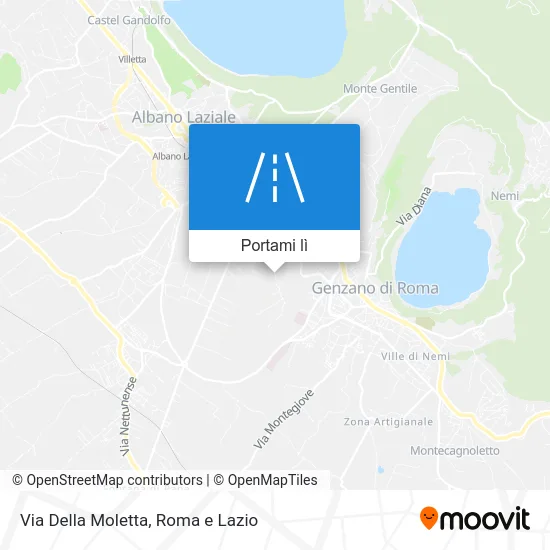 Mappa Via Della Moletta