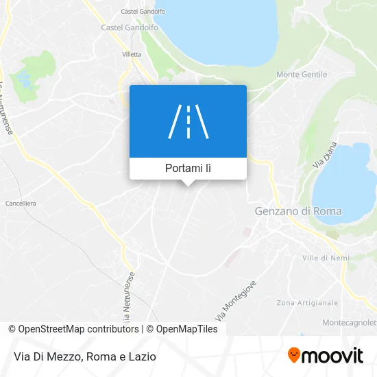 Mappa Via Di Mezzo