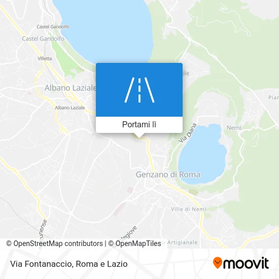 Mappa Via Fontanaccio