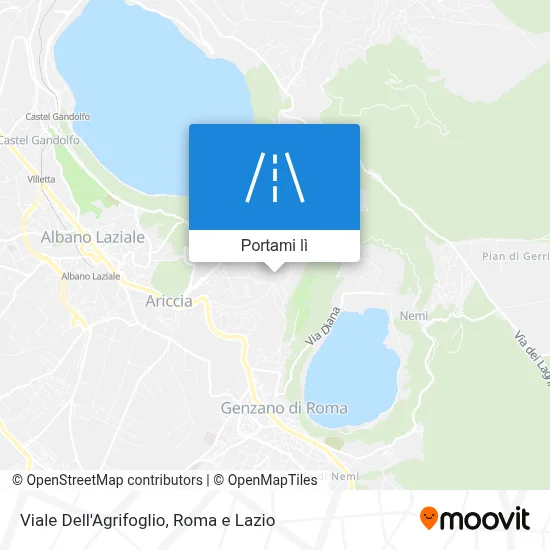 Mappa Viale Dell'Agrifoglio