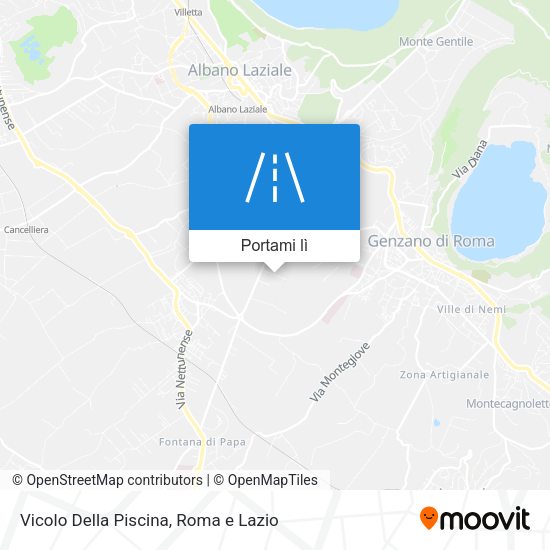 Mappa Vicolo Della Piscina