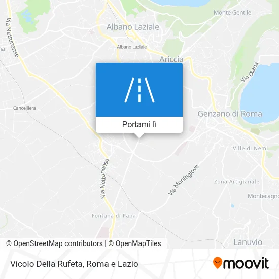 Mappa Vicolo Della Rufeta