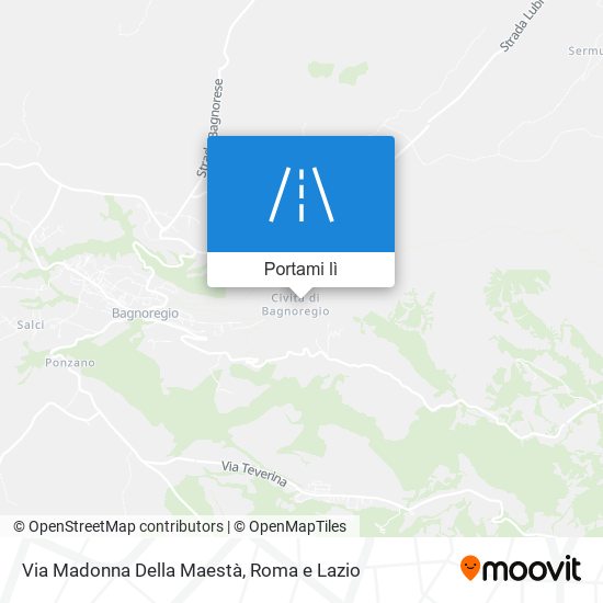 Mappa Via Madonna Della Maestà