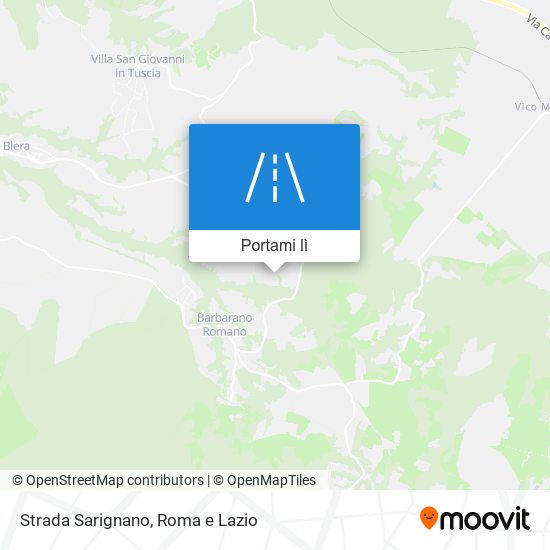 Mappa Strada Sarignano