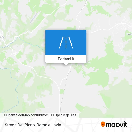 Mappa Strada Del Piano