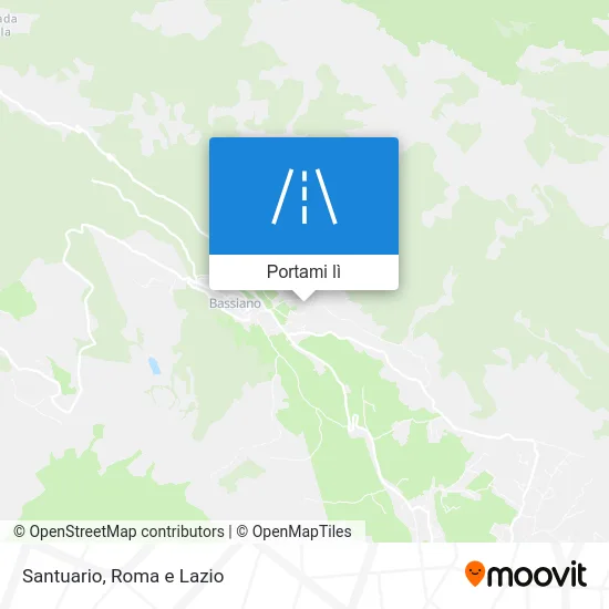 Mappa Santuario